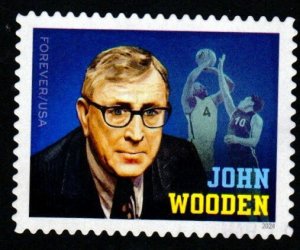 SC# 5833 - 68c - John Wooden, UCLA coach - MNH - Plate # Single - UR B1111