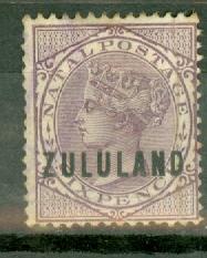 Zululand 13 unused no gum CV $70