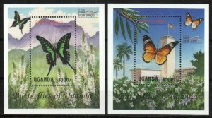 Uganda Stamp 1652-1653  - Butterflies