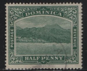 DOMINICA  35 VF USED
