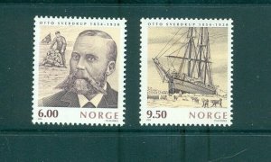 Norway - Sc# 1398-9. 2004 Explorer Otto Sverdrup. MNH $4.75.