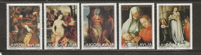 Yugoslavia Scott catalog # 1653-1657 Mint NH