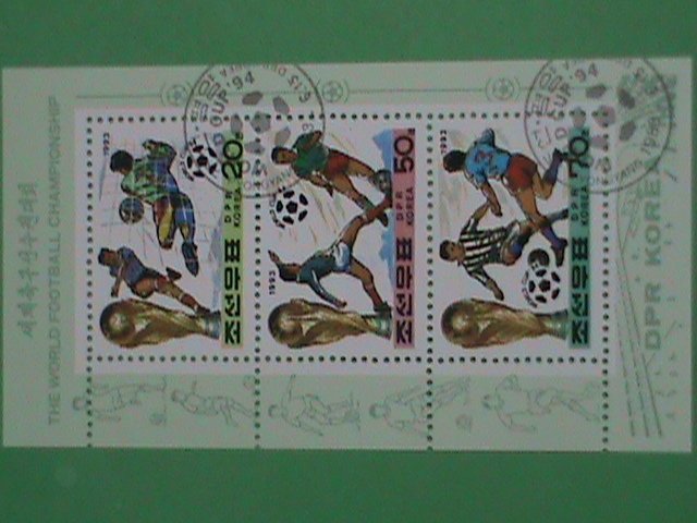 KOREA STAMP 1993 WORLD FOOT BALL CHAMPIONSHIP  ; CTO- NOT HING  S/S SHEET #1