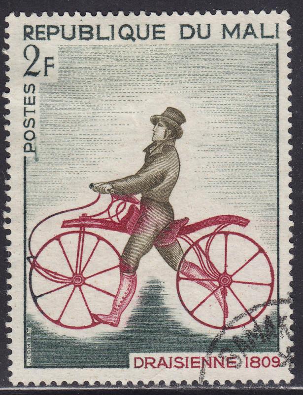 Mali 109 CTO 1968 Draisienne Bicycle, 1809