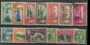 ? TRINIDAD & TOBAGO #50-60 used Cat $13 used stamps