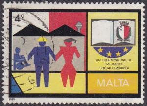 Malta 1989 SG856 Used