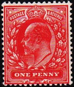 Great Britain.1902  1d S.G.219 Unmounted Mint