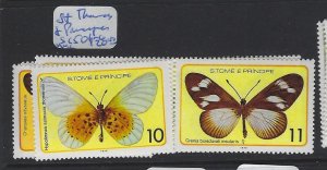 Sao Tome & Principe Butterfly SC 501-6 MNH (8gvg)