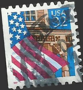 # 2921b USED FLAG OVER PORCH