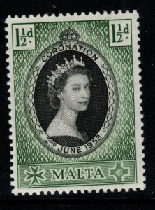 MALTA SG261 1953 CORONATION MNH