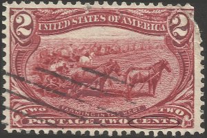 # 286 Copper Red Unknown Lines At  C of cents Used Fault Farming In The West