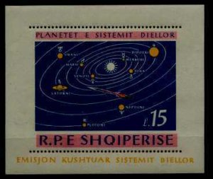 Albania 786 MNH s/s Space SCV27.50