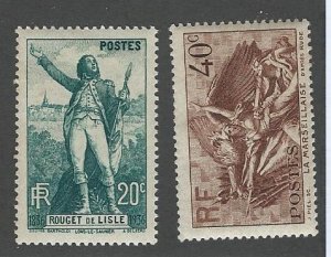 France mh Scott Cat # 309-310