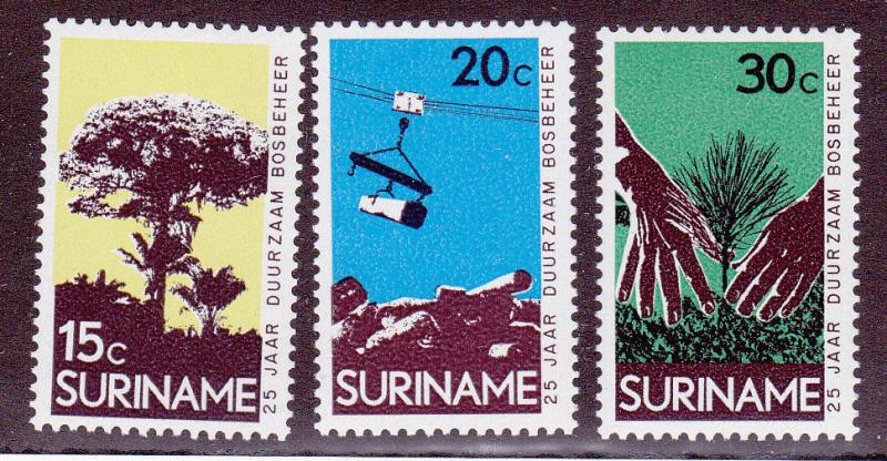 Surinam # 399-401,  Mint, Never Hinged