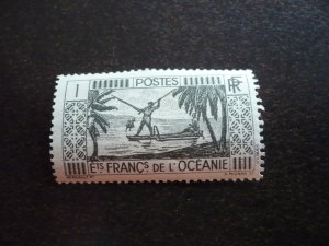 Stamps - French Polynesia - Scott# 80 - Mint Hinged Single Stamp