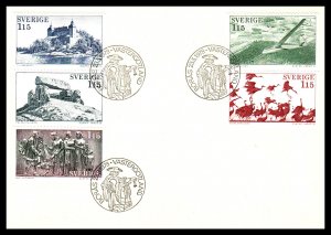 Sweden 1248-1252 U/A FDC