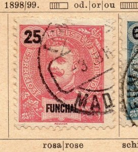 Funchal 1898-99 Early Issue Fine Used 25r. NW-239168