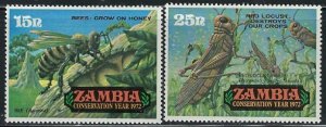 Zambia 88-89 MNH 1972 issues (an5561)