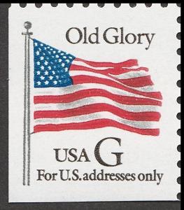 US 2883 Black G Old Glory First Class 32c single BEP MNH 1994