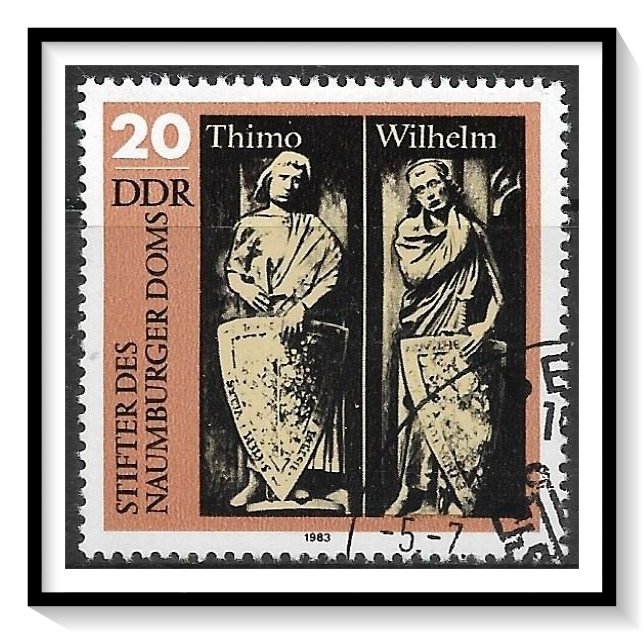 Germany DDR #2355 Naumberg Cathedral Statues CTOH