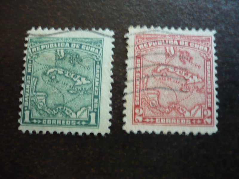 Stamps - Cuba - Scott# 253-262 - Used Set of 10 Stamps