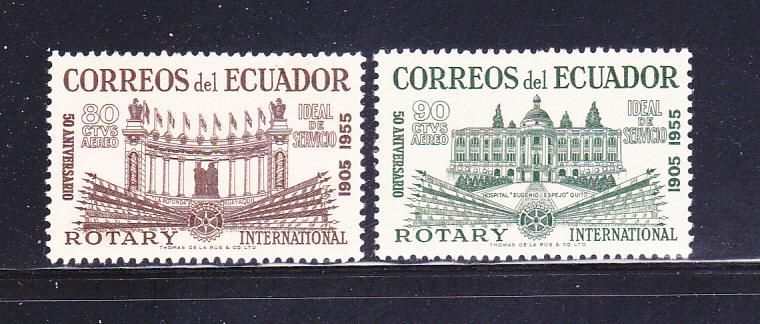 Ecuador C280-C281 Set MNH Rotary International