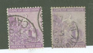 Cape of Good Hope #18-18a Used Single