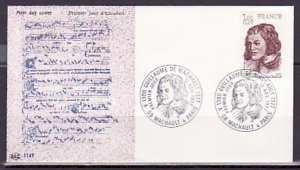 France, Scott cat. B528. P. Riquet, Canal Builder issue. First day cover. ^