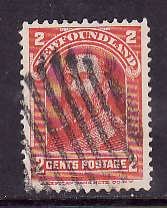 Newfoundland-Sc#82-used 2c vermilion KEVII-1898-id#14-