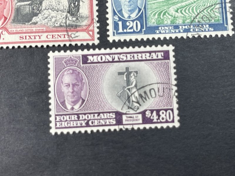 MONTSERRAT # 114-126-USED---COMPLETE SET---1951