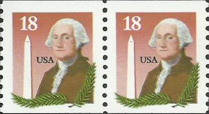 # 2149 MINT NEVER HINGED GEORGE WASHINGTON AND MONUMENT