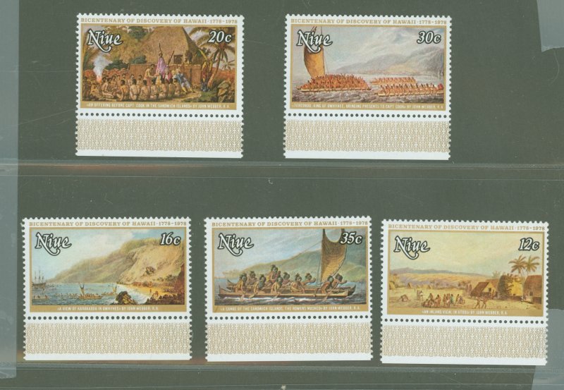 Niue #214-218  Single (Complete Set) (Paintings)