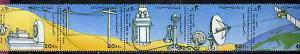 Iran 1992 World Telecommunications Day strip of 5 unmount...