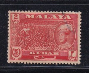 Malaya Kedah 1959 Sc 96 2c Used