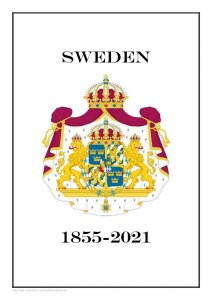 Sweden Sverige 1855-2021 PDF (DIGITAL)  STAMP ALBUM PAGES