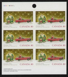 Canada 2070a Booklet MNH Christmas, Car, Santa, Candy Canes, Elves