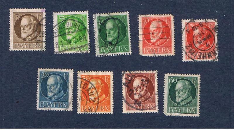 Bavaria #95//107 VF USED  King Ludwig lll