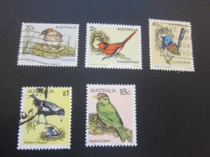 Australia 1978 Sc 683,714,17,39,68 FU