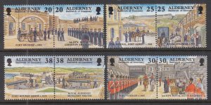 Alderney 134-141a MNH VF