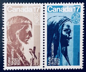Canada #885-886 17¢ Canadian Religious Personalities (1981). Unused. NG