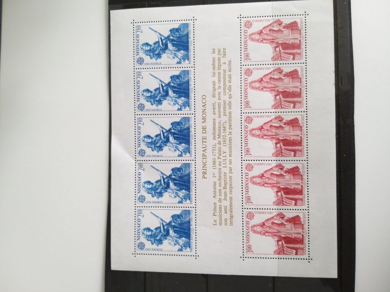 Monaco 1985 mini sheet Europa, cataloque €  60