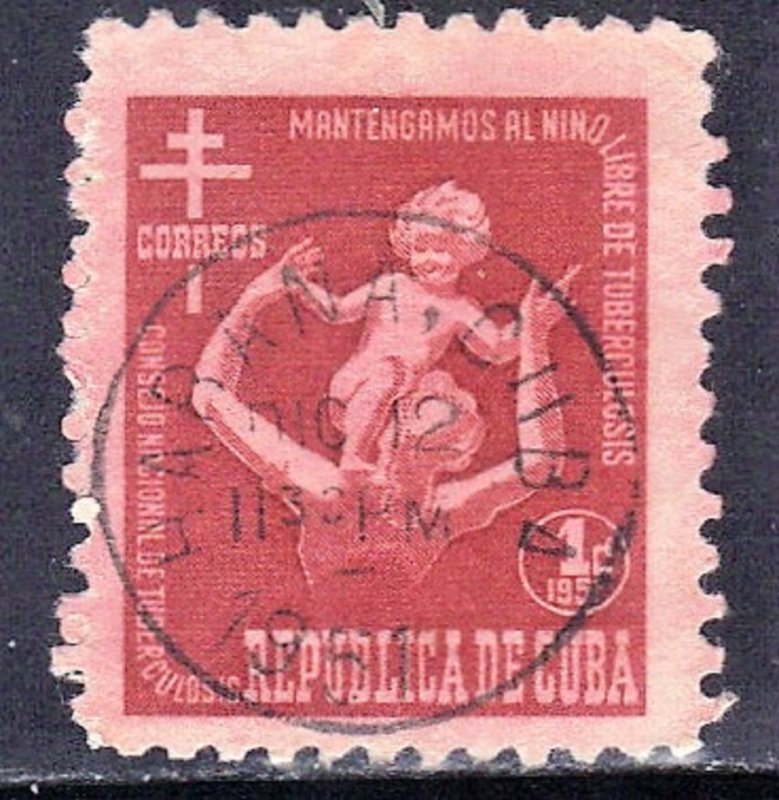 CUBA SC# RA13  **USED** 1951  1c     SEE SCAN