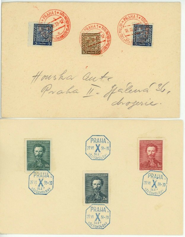 Czechoslovakia Special Cancel Postmark Card Cover Collection