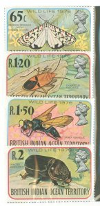 British Indian Ocean Territory #86-89 Mint (NH) Single (Complete Set)