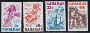 Bahamas # 388-391, Montreal Summer Olympics, NH, 1/2 Cat