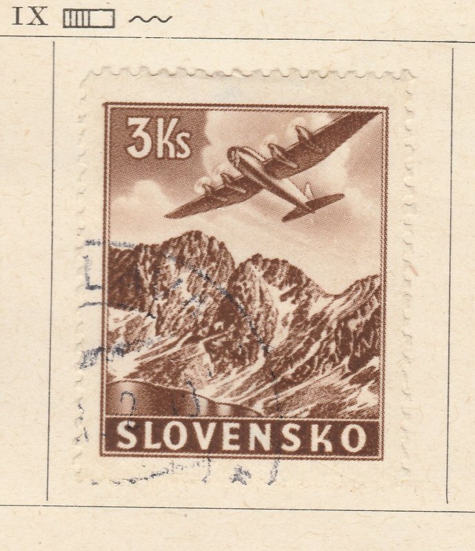 A5P57F198 Slovakia Air Post Stamp 1939 3k used