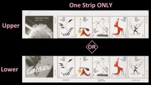 US 3198-3202 3202a Alexander Calder 32c plate strip 5 MNH 1998