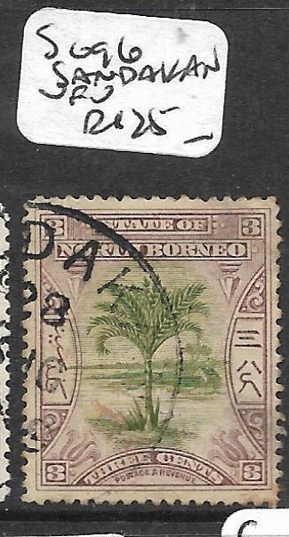 NORTH BORNEO (PP2703B)  3C TREE SG 96 SANDAKAN VFU