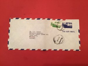 Lebanon 1955 Automotive & Industrial Equipment Co Airmail stamp cover R36347