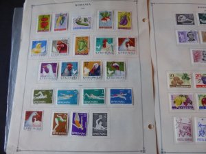 Romania 1962-1965 Stamp Collection many on Scott Intl Album Pages